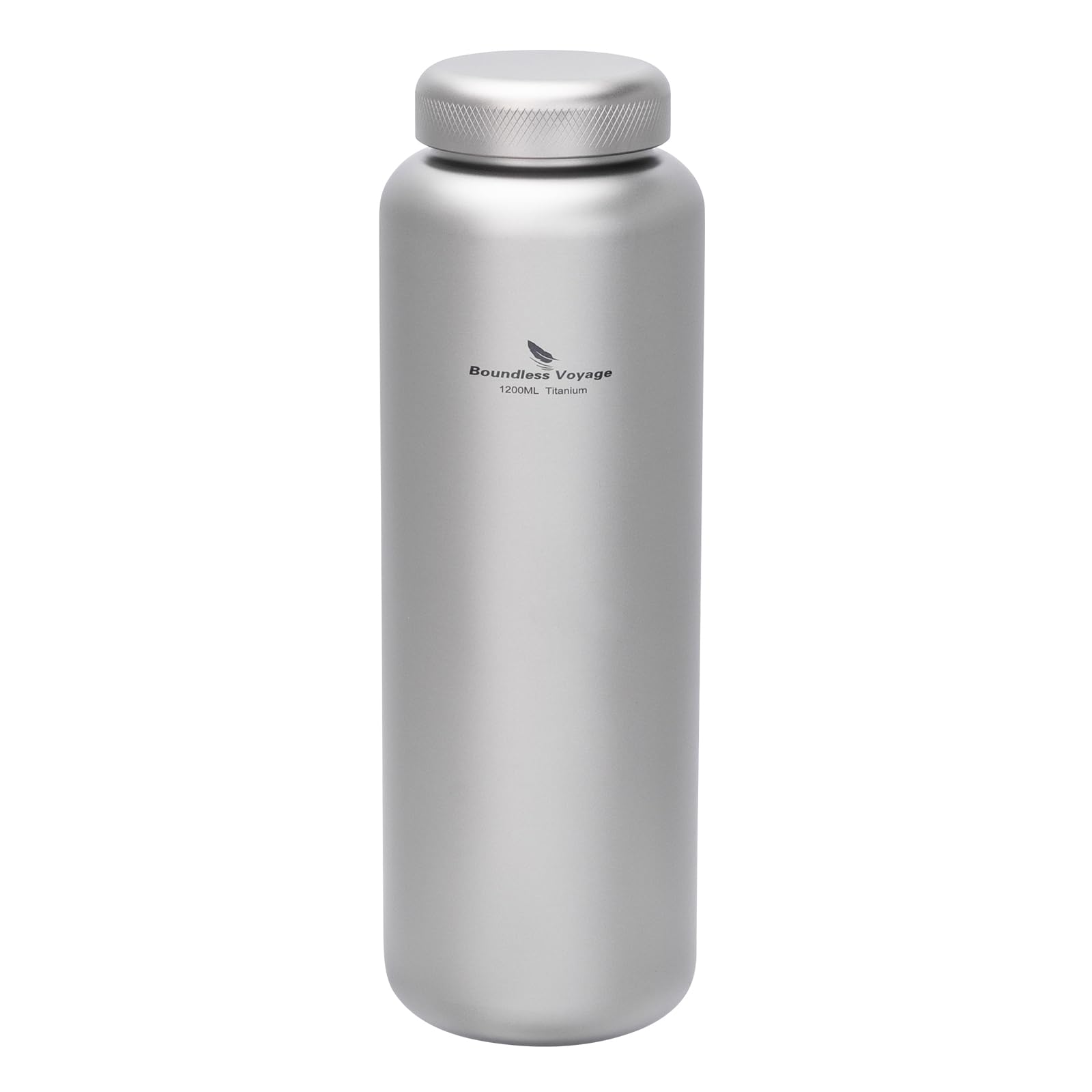 Titan Wasserflasche 1.2L breite Mundflasche große Kapazität Hydration Krügel tragbare Wasserkantine für Camping Wandern Radfahren Reisen Outdoor-Sport (TI LID-Ti3019D)