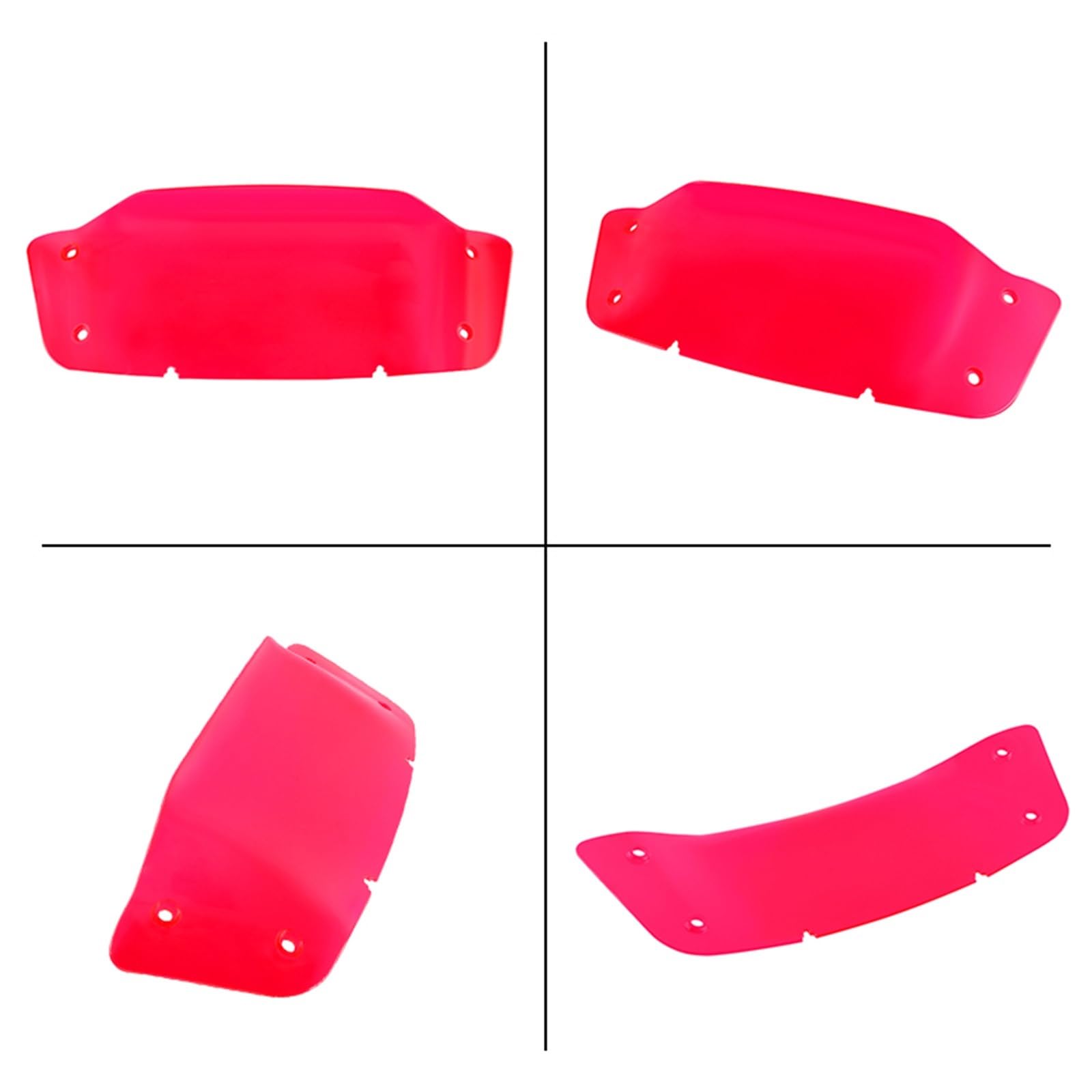 5 "Moto Parabrezza Rosso Carenatura Superiore Per Harley Touring CVO Street Glide FLHX FLHXSE 2023 2024