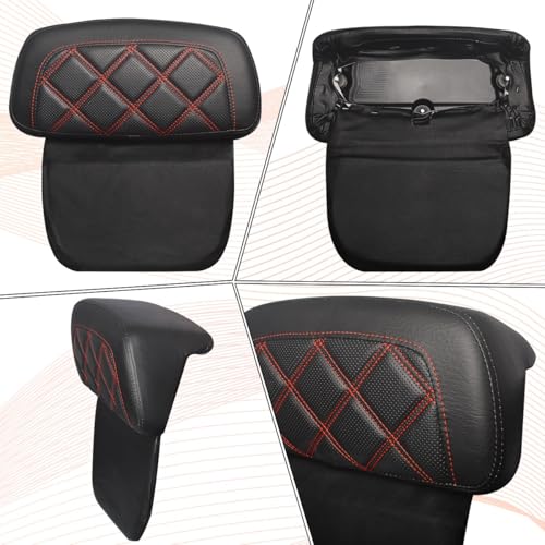 Coussin de dossier moto passager pour Tour Pack Chopped de Street Glide 2014-2025
