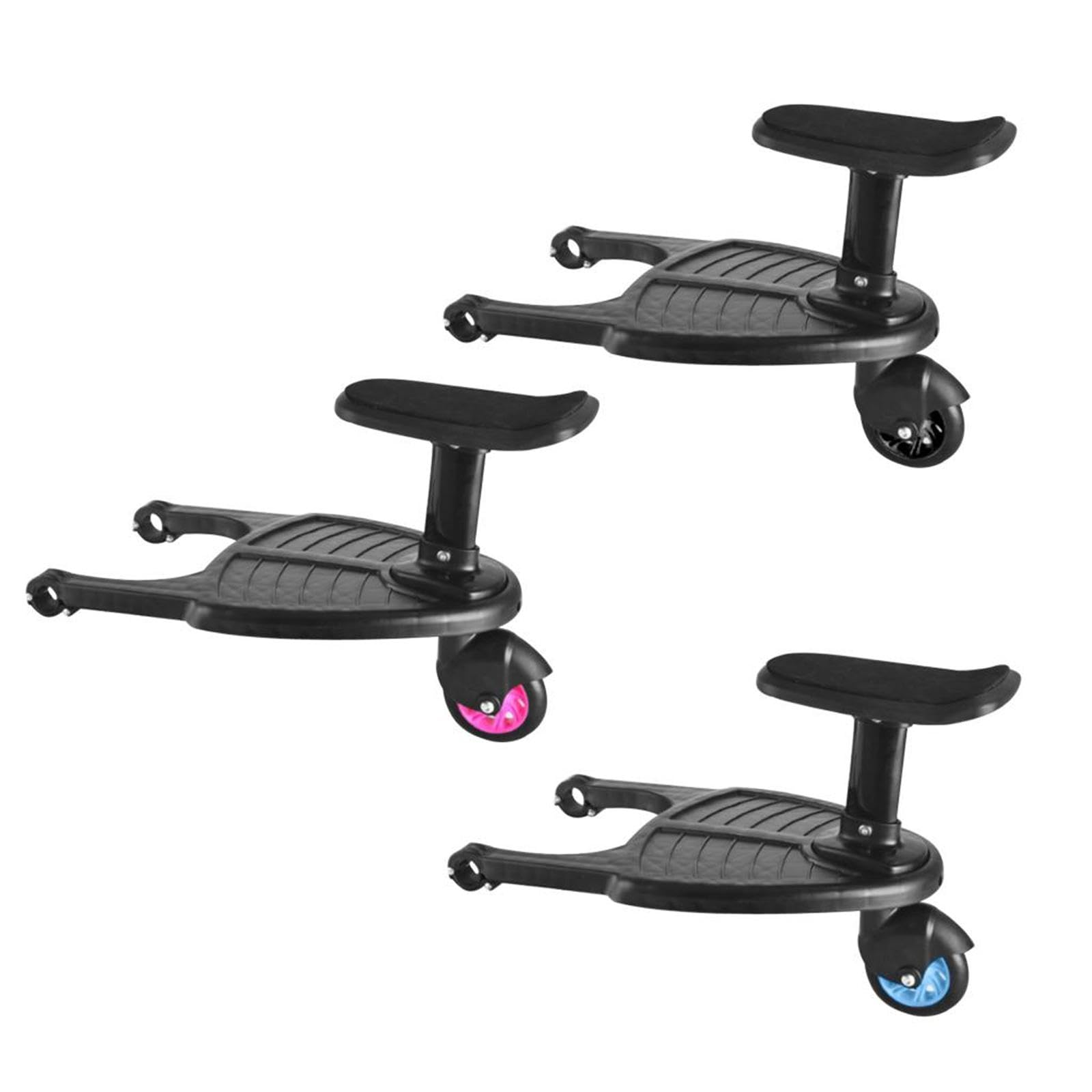 ATORSE Baby Stroller Buggy Board with Seat Kids Wheel Standing Board Pedal Blue - Image 5 thumbnail