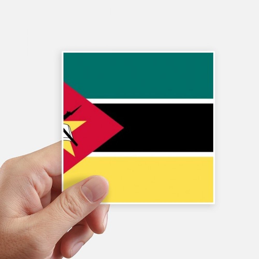 Autocollants drapeau Mozambique 10cm pour personnaliser votre valise et moto voyage