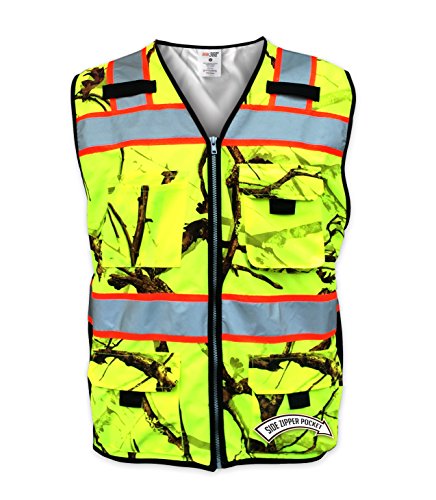 SafetyShirtz SS360 Backwoods Camo ANSI Class 2 Safety Vest L