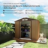 Zoom IMG-2 outsunny casetta da giardino 2 Zoom IMG-2 outsunny casetta da giardino 2