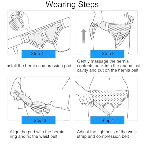 Faja de soporte para hernia para hombre talla M miniatura 6