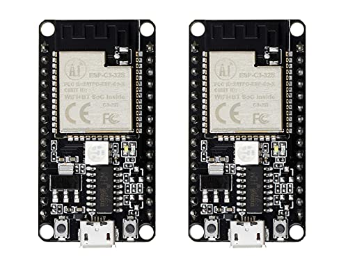 Waveshare ESP-C3-32S-Kit ESP32 WiFi+Bluetooth Development Board Based On ESP32-C3 [2PCS] Cover