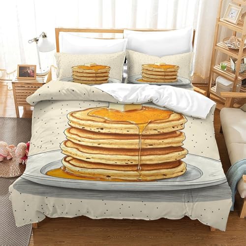 Housse de couette microfibre hypoallergique 135x200 cm avec fermeture éclair résistante