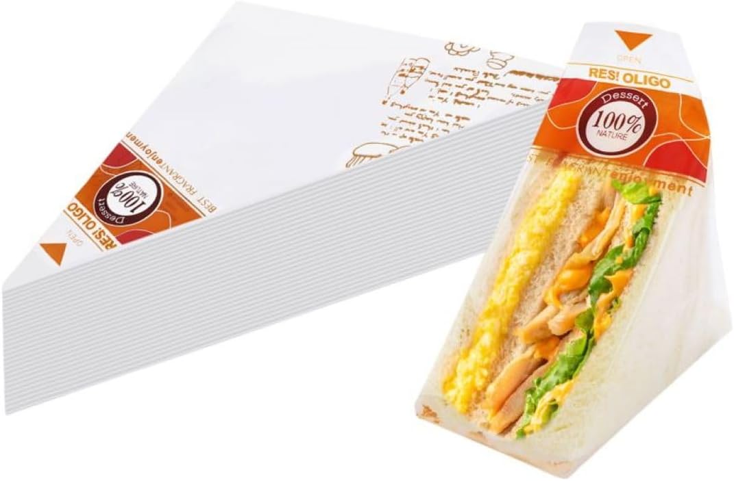 200 Pcs Plastic Sandwich Bags,Collapsible plastic sandwich container
