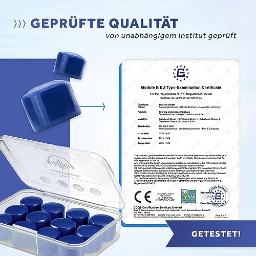 Ohrstöpsel für Schlaf, Schwimmen und Reisen – Schallwerk Soft+
