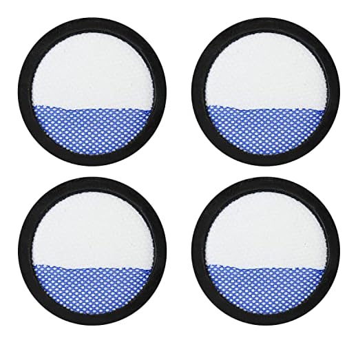4 Pack Washable Replacement Filter Compatible with Eureka RapidClean Pro Cordless Stick NEC180, NEC285GR, NEC185, NEC186, NEC190, NEC280TL Vacuum Cleaner