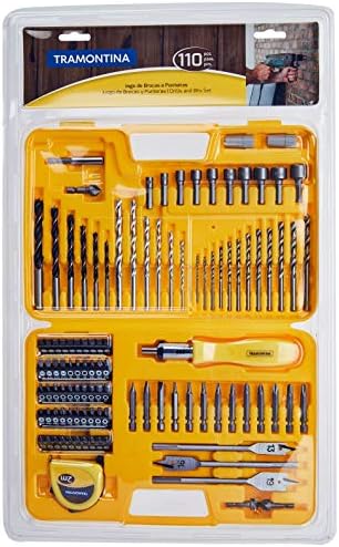 Tramontina 43145110, Maleta Plástica com com Brocas e Ponteira Co...