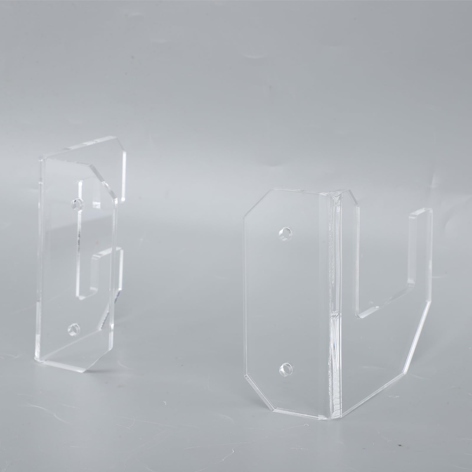 Tissting 2 Soportes para Espadas de Acrílico Horizontal para Montaje en Pared Samurái Tanto Rapier