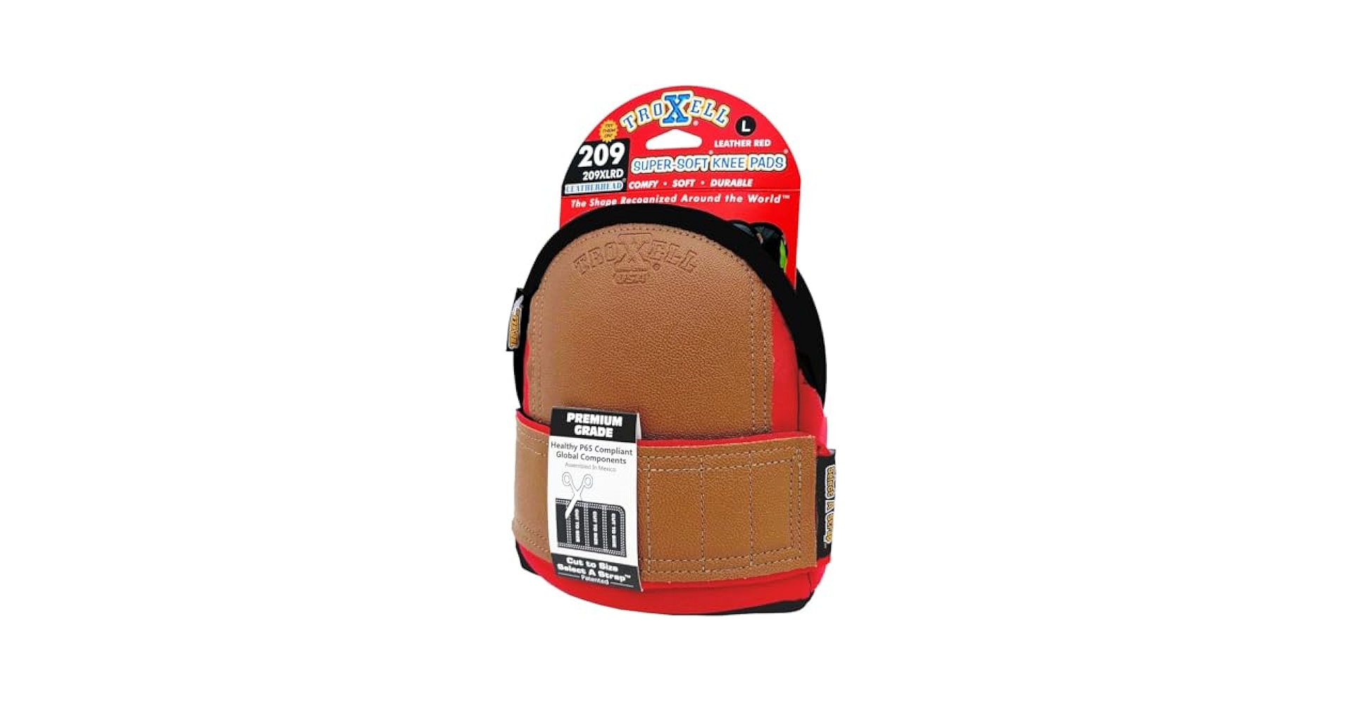 TROXELL USA SuperSoft Leatherhead 二ーパッド Leatherhead Super Soft Knee Pads – Factory Direct
