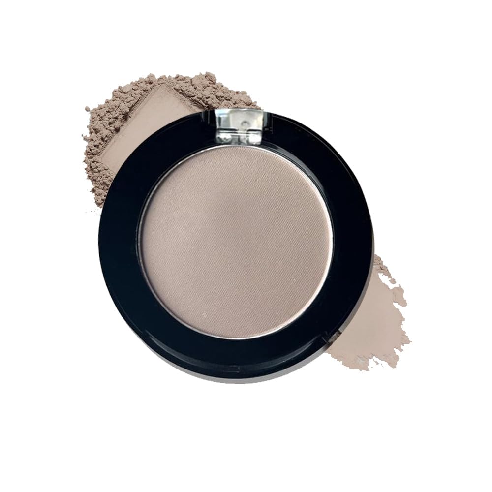 Monochrome Matte Eyeshadow Palette for Old Women, Single Multipurpose Face Eye Shadow Makeup, Oil-Control Natural Finish, Long-Lasting Wear, Cruelty-Free-03#Matte Gray-B 03#-Matte Gray-B