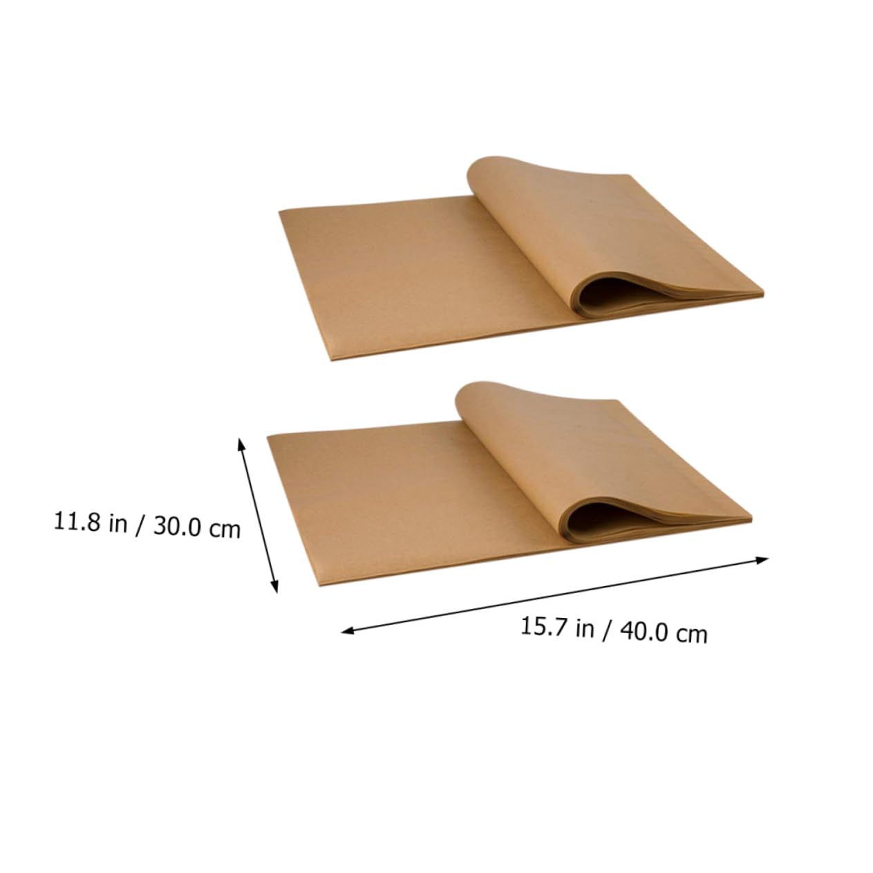 100piezas Papel Antiadherente Para Cocina Hojas De Papel Para Hornear Galletas Para Uso Hornos Parrillas y Cocción Unidades