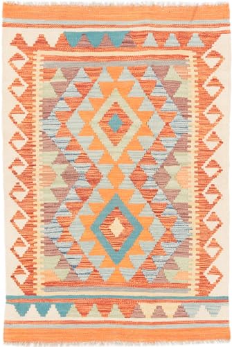 Nain Trading Kilim Afghan 87x126 Tissé à la Main Tapis d'Orient Tapis Laine