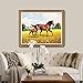 Produktbild Patined Nordic Oil Painting schöne Dekoration Salon Wandmalerei Sofa Hintergrund Wall Malerei Ross Pentium, Dieses Bild hat 2 Frames mehr Farbe benötigen, wenden Sie sich an den Kundendienst.