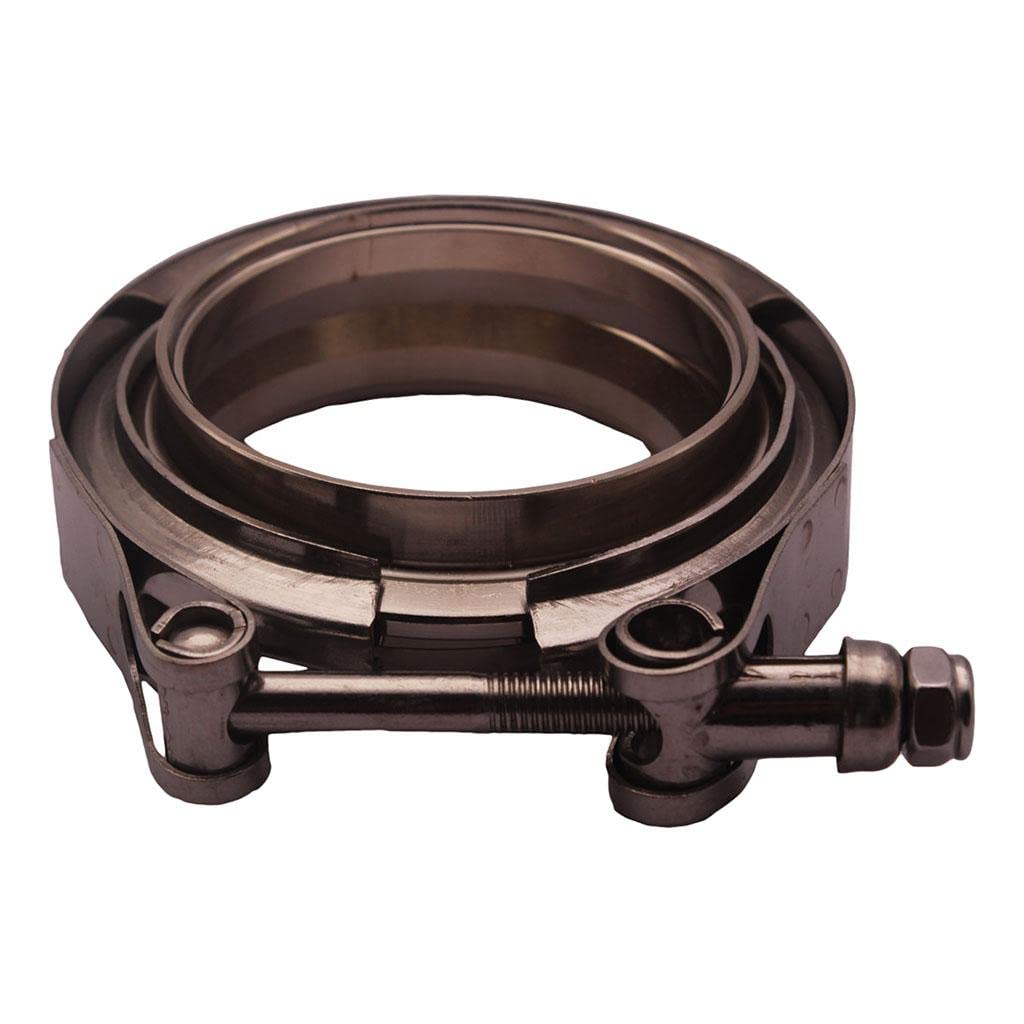 2.5'' Auto V-Band kit for Turbo Exhaust Pipes Turbo Downpipe Exhaust-image-8