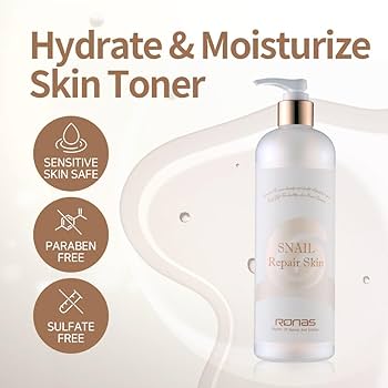 Amazon.com : Ronas Snail Repair Skin Toner 16.9oz. : Beauty