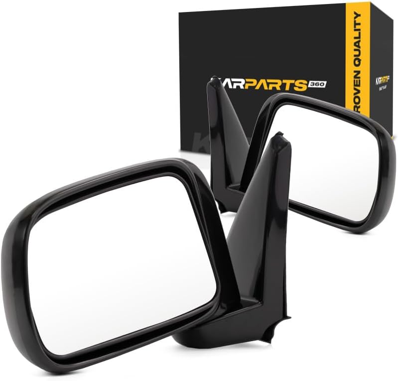 For Honda CR-V 1997 98 99 00 2001 Door Mirror Driver and Passenger Side | Pair | Power | Non-Heated | Replacement For 76250S10A01, 76200S10A01 | HO1320115, HO1321115