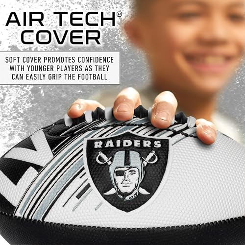 Image of Franklin Sports NFL Team Mini Footballs - Youth 8.5 inch Official NFL Licensed Football + Air Pump Set