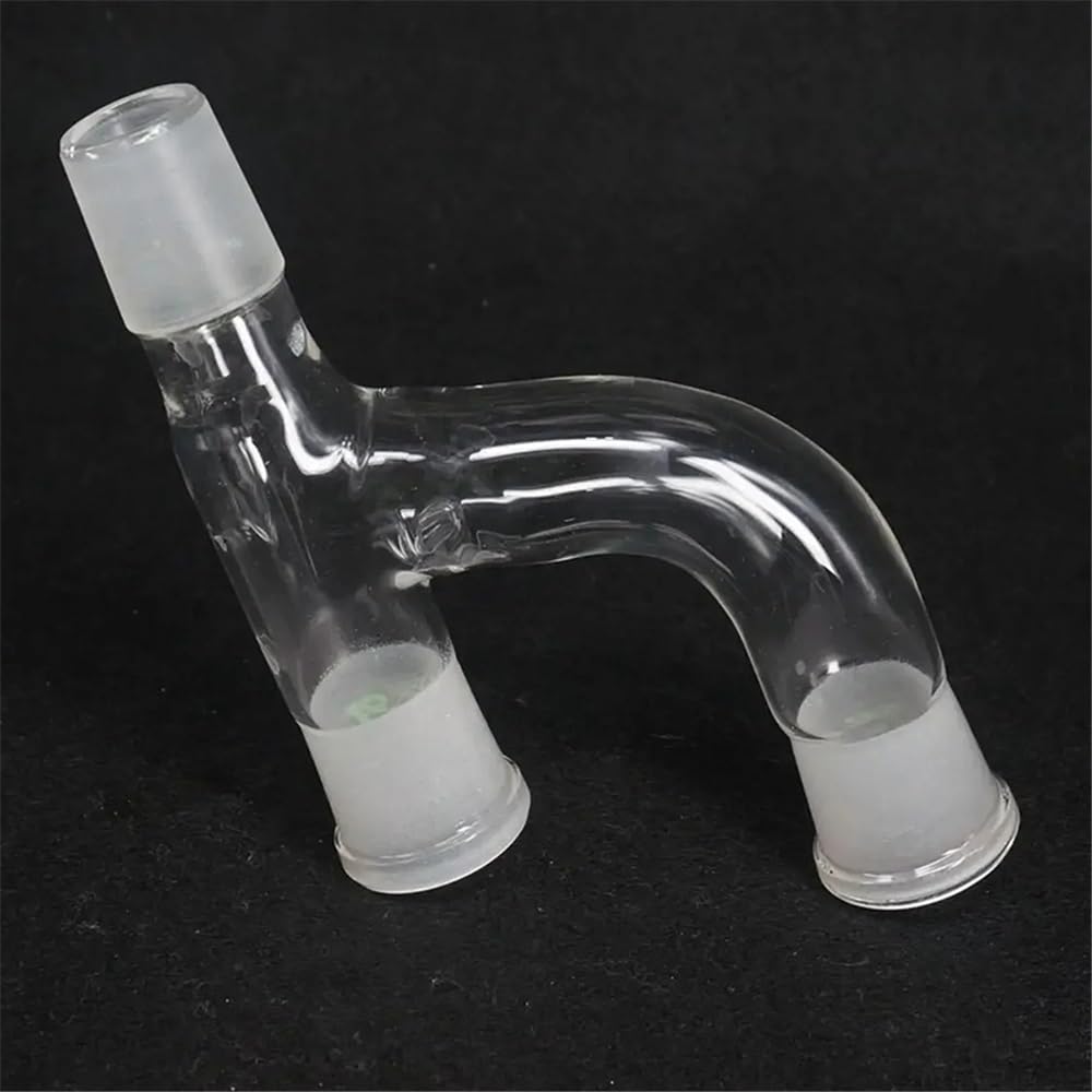 Adaptador de cabezal de tres vías de vidrio for junta 29/32, tubo conector de vidrio for laboratorio