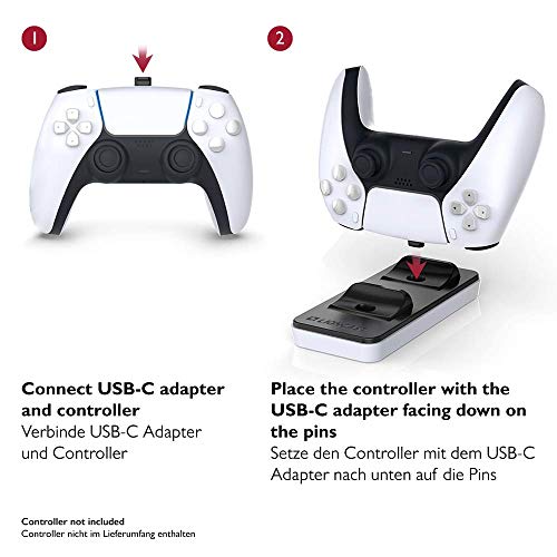 Lioncast Controller Charger für PS5 | Ladestation für original Sony Playstation 5 DualSense Wireless Controller | PS 5 Ladegerät/Zubehör Quick Charger - Image 4