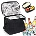 Lunch Bag Protection de Fraîcheur,Petite glacière Thermique Pliable,Imperméable Pliable Lunch Bag,Petite glacière Portable,Sac Fraîcheur Portable,Grand Sac Isotherme,Sac Isotherme Courses (Noir)