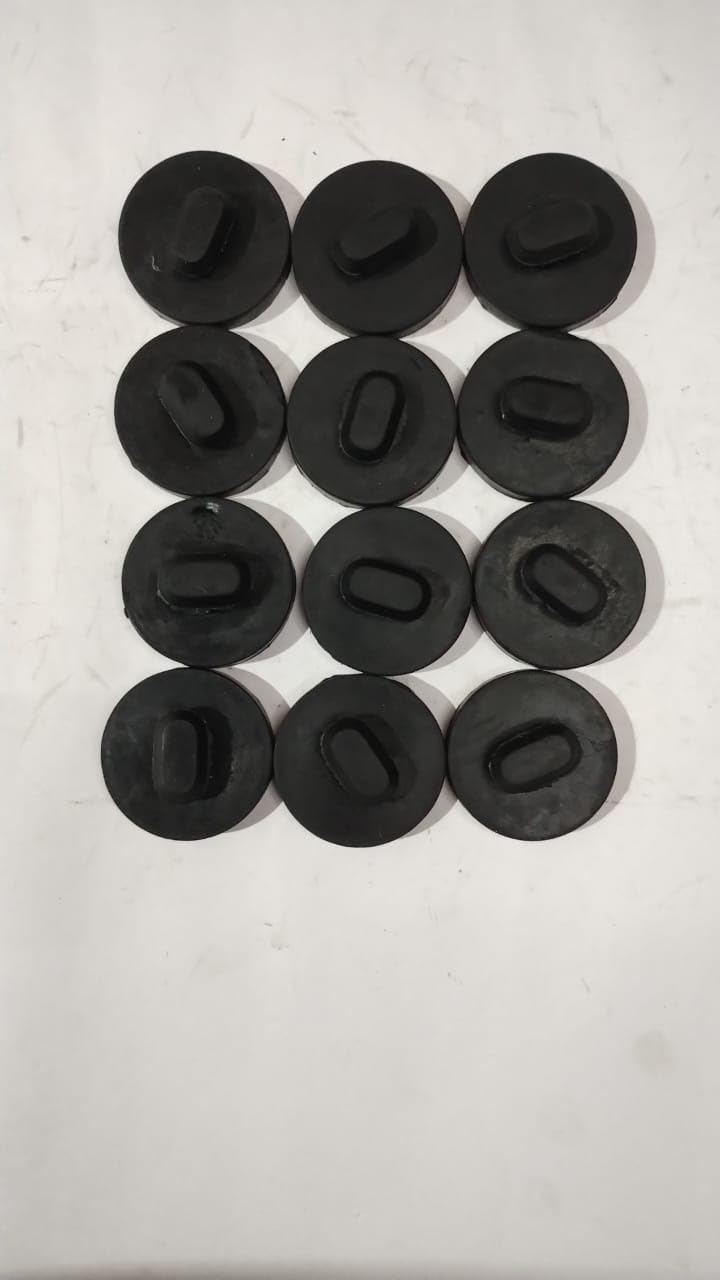 KLP Spring Pad Tikki Ovel Head for Tata ACE - 12 Pcs. - Black-picture-12