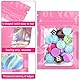 Zeawavsl 100 Stück Mylar Beutel Set, ReißVerschlussbeutel, WiederverschließBare Mylar Beutel, WiederverschließBare Mehrzweckbeutel füR SüßIgkeiten, Kekse, Schmuck (Pink, 7 * 10)