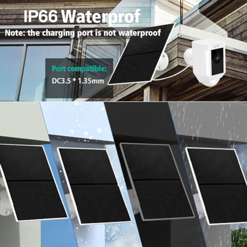 Panel solar de 10W compatible con Ring Spotlight Cam para carga continua 6