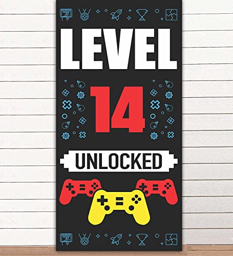 Level 14th Unlock Happy 14th Birthday xAbvoi[ wi ʐ^u[X rfIQ[ Q[pbh eB[e[}  j̎q ̎q 14΂̒ap[eB[ LOi fR[V