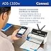 Brother ADS-1350W Wireless Compact Desktop Scanner | Scan Speeds of Up to 30ppm | Single Pass Double-Sided Scanning
