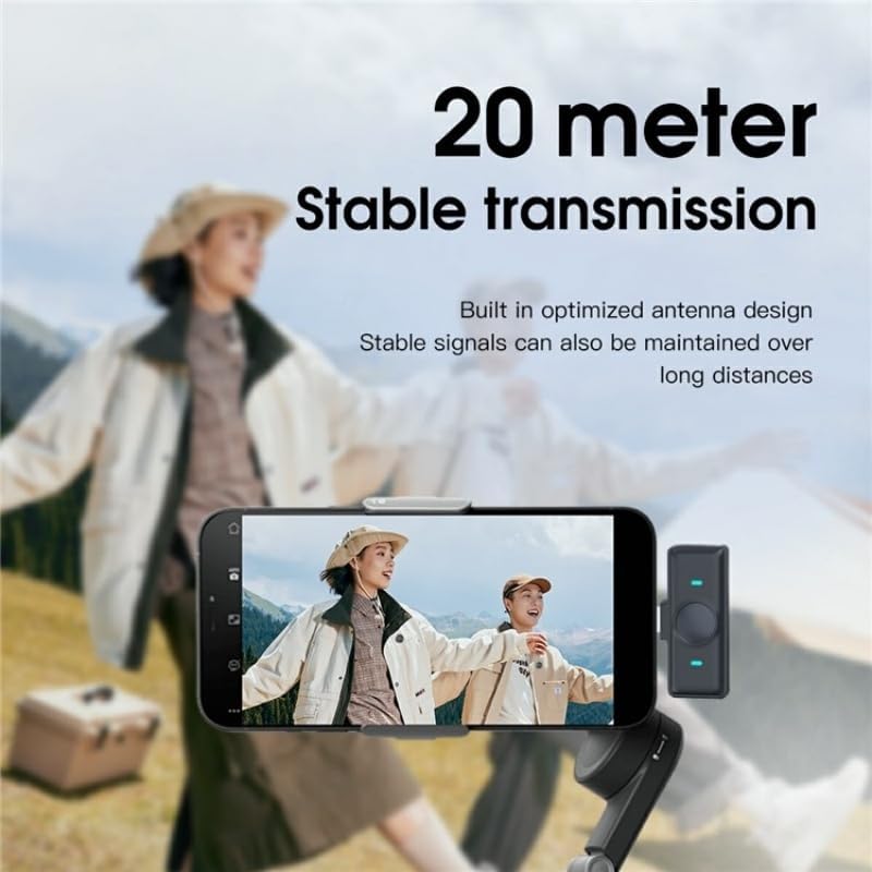 Image of GADGETSWEAR Dual Q8 Wireless Lavalier Microphone with LED Display Charging Case for YouTube, Content Creation, Vlogging, Podcasting, Camera, PC, Type-C & iOS, Plug & Play with Noise Cancellation