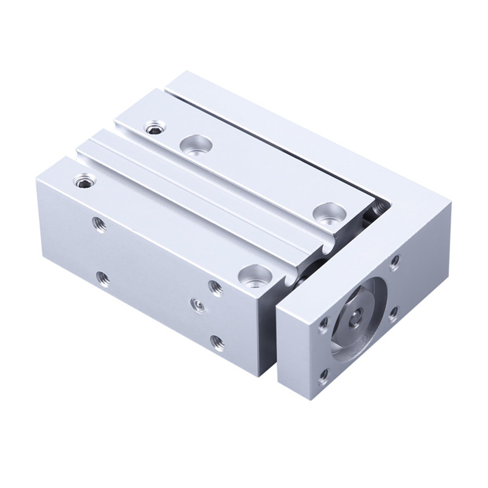 Hlh16/20-5/10/15/20/25/30/40/50/60 Slide Cylinder Single Linear Guide Rail Lateral 1Pcs(HLH20X20S)