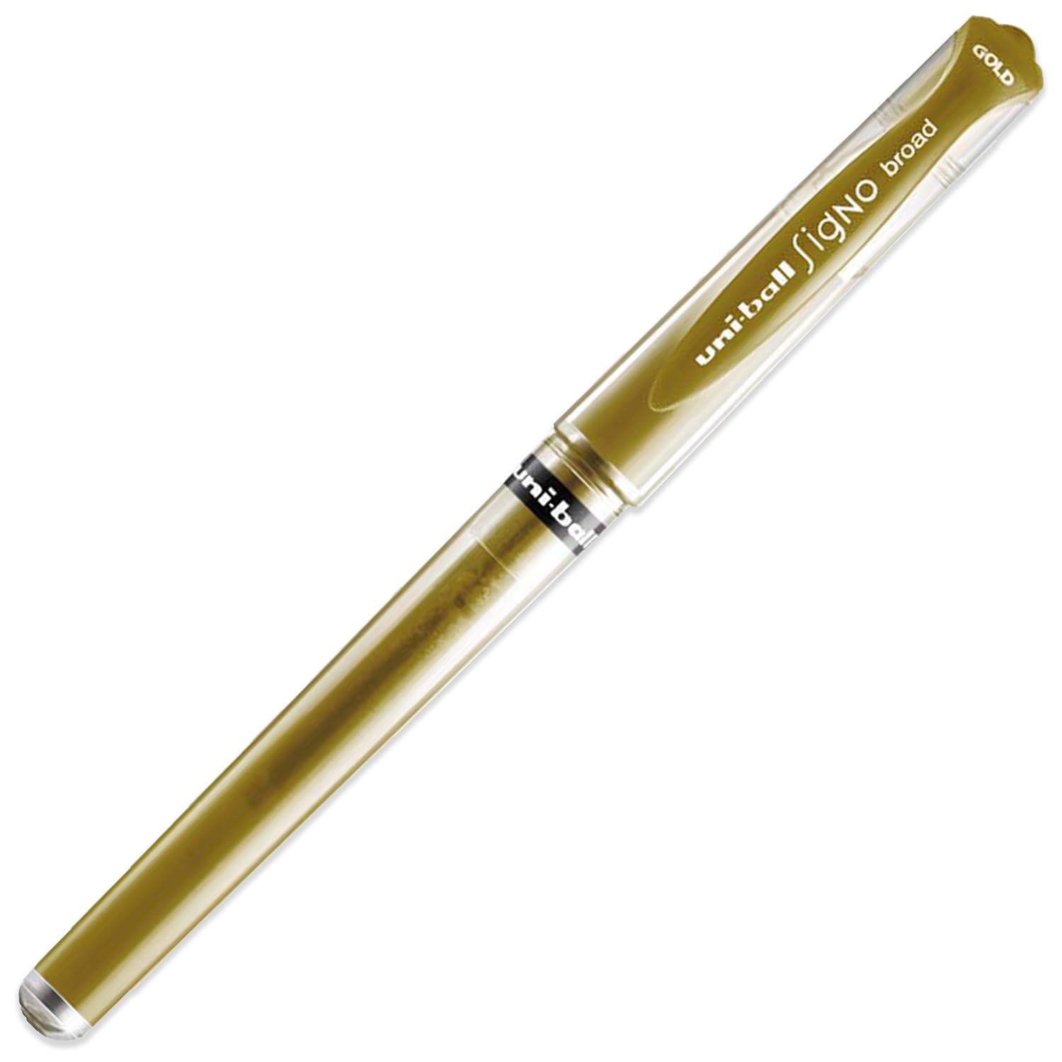 uni-ball Signo Pen, UM-153 Broad Metallic Gel Ink Rollerball, Metal 1.0mm Tip Nib, Rubber Grip - Image 4