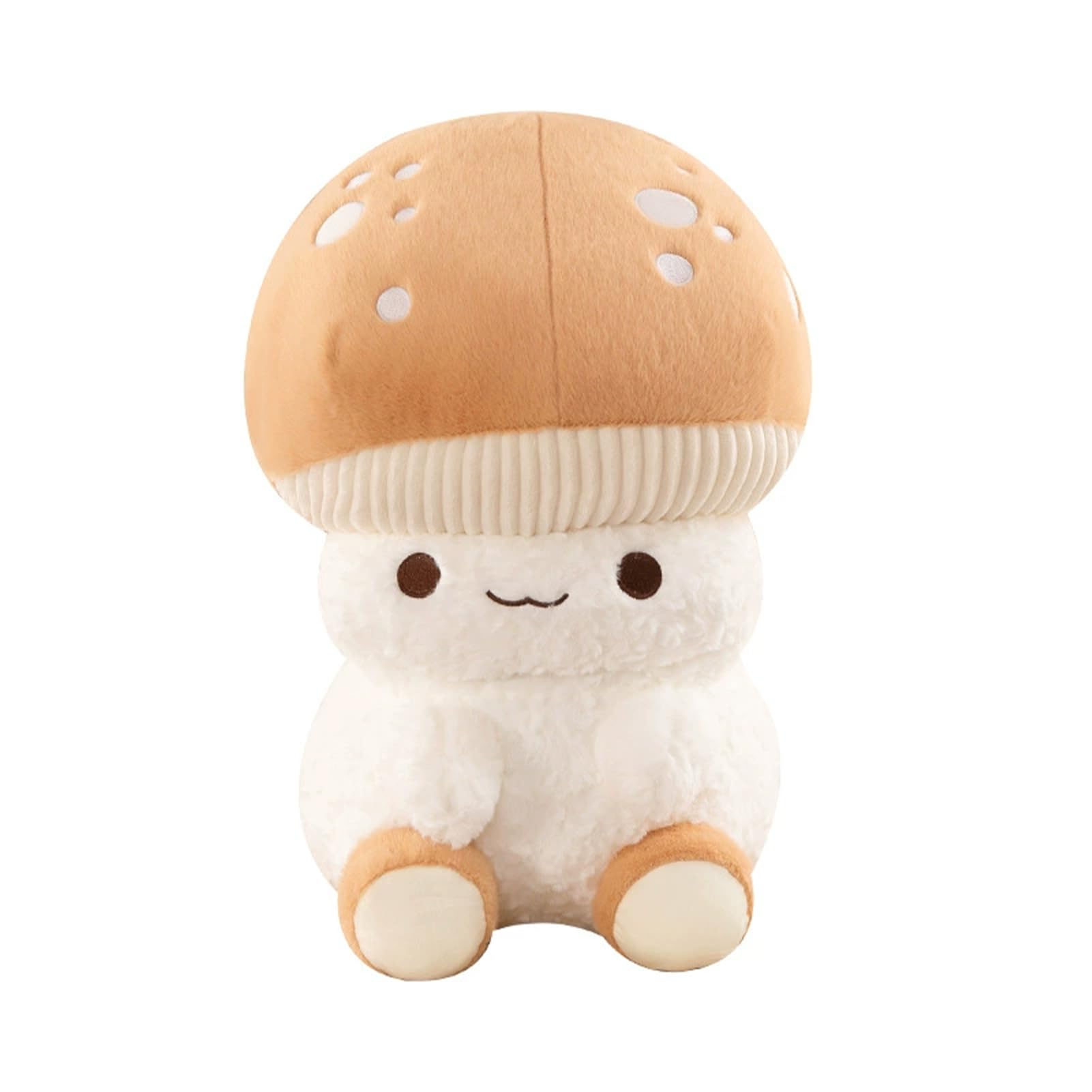 Fungo gigante di peluche realizzato in morbido tessuto per festival, celebrazioni e luoghi di intrattenimento. Fungo di peluche lavabile in lavatrice, di funghi, 55 cm-1.48 kg
