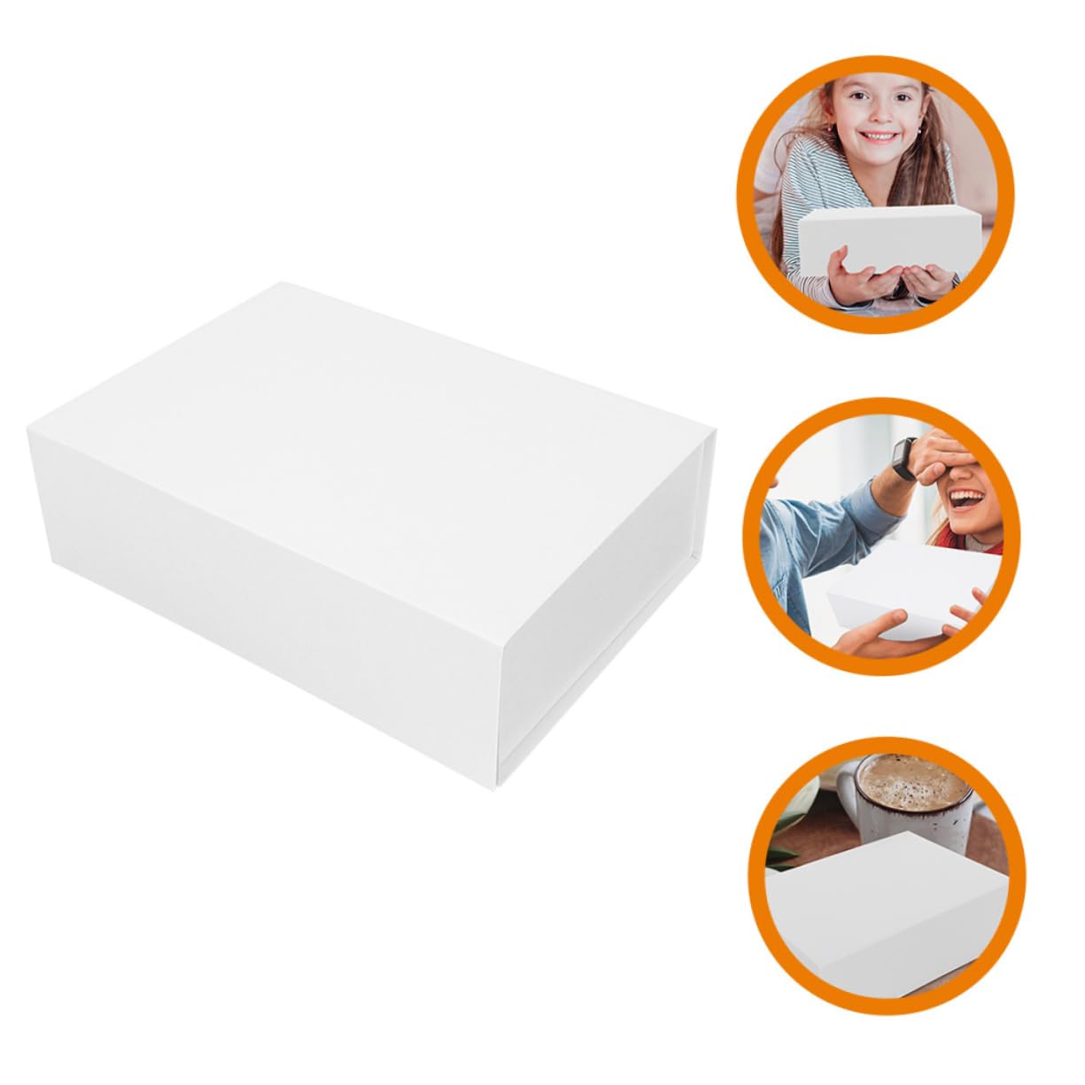 Angoily Scatola Regalo Magnetica in Scatola Portaoggetti Portatile con Chiusura Magnetica e Durevole per Imballaggio