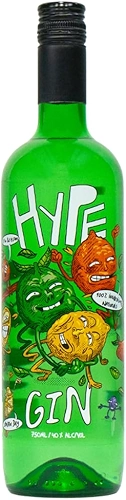 HYPE - London Dry Gin 750ml | Estilo Clássico com Toque Cítrico, Zero Extrato Artificial - Ouro no Mondial de Bruxelles - Sabor que é Puro Hype - Qualidade e Preço Justo