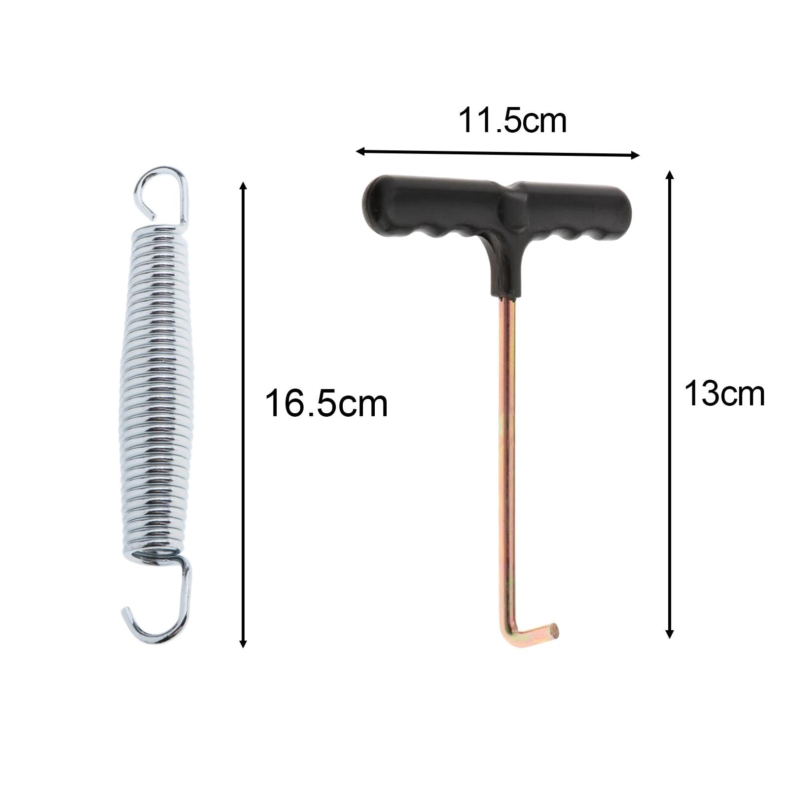 20 Stück Trampolinfedern, Trampolinteile, Wetterbeständige Ersatzteile, Universelles Trampolinzubehör mit Haken, 16CM