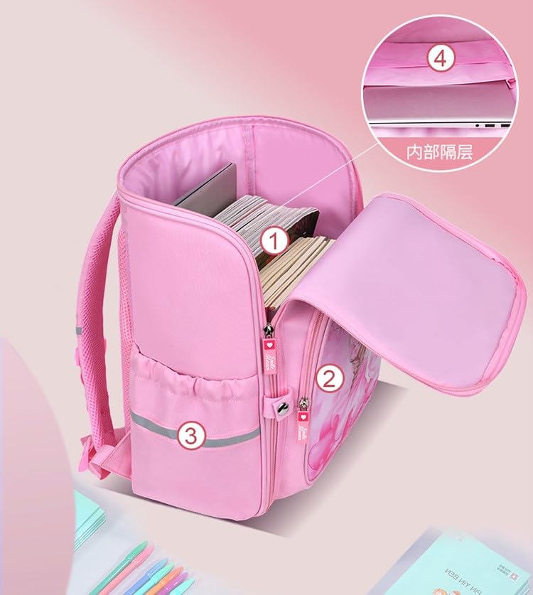 Image of THE VENTI Schoolbag School Backpack, Picnic Bag for Boys & Girls