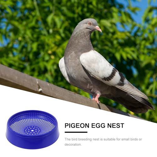 Image of Mipcase Bird Nest for Cage Lightweight Pigeon Nesting Box 8.26X8.26X6.49 Inches Large Capacity Egg Container for Small Birds Breeding and Decorative Use