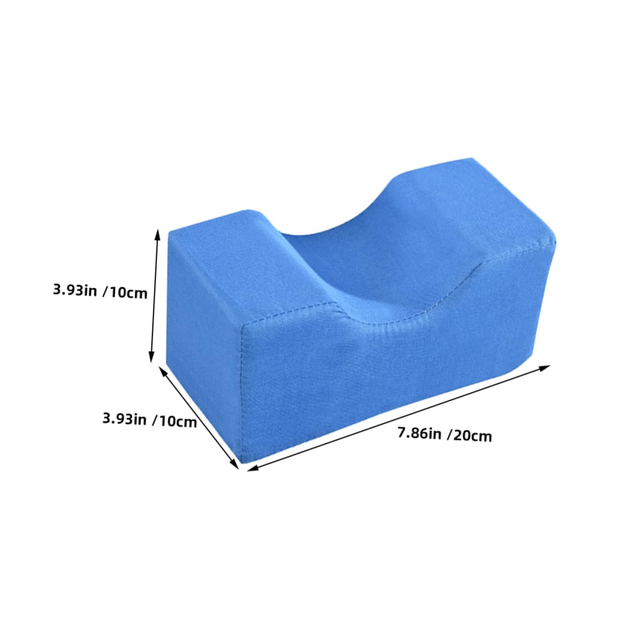 FRCOLOR 2Pcs Foot Elevator Support Pillow Ankle Heel Elevation Cushion for Injury Leg Rest Wedge for Surgery Blue Protective Cushion for Home and Medical Use
