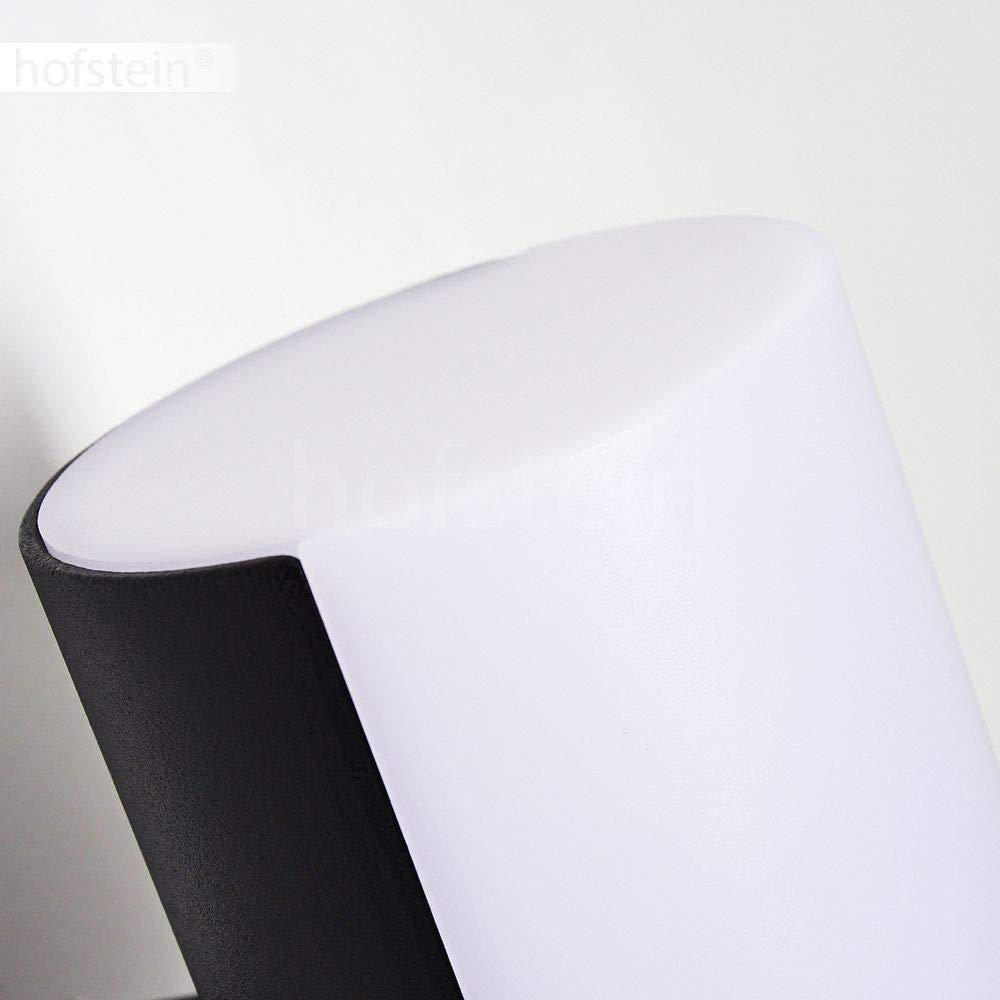 Applique Murale LED D'extérieure Baulund En Métal Noir, Lampe Ronde Rotative Idéale En Façade D'une Entrée, Crée Un Effet Lumineux Au Mur, IP54, 15 Watt, 1000 Lumen, 3000 Kelvin (blanc Chaud