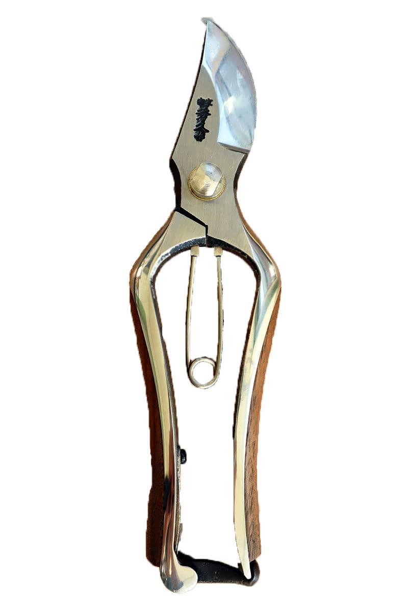 Amazon | 宗家四代目秀久作剪定鋏 胡桃（ウォールナット）200mm 剪定ば