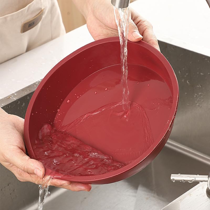 Baking Silicone 10-Inch Round Cake Pan Baking Mold, BPA Free, Non-Stick European-Grade Silicone, 2.16-Inches Deep - Image 5