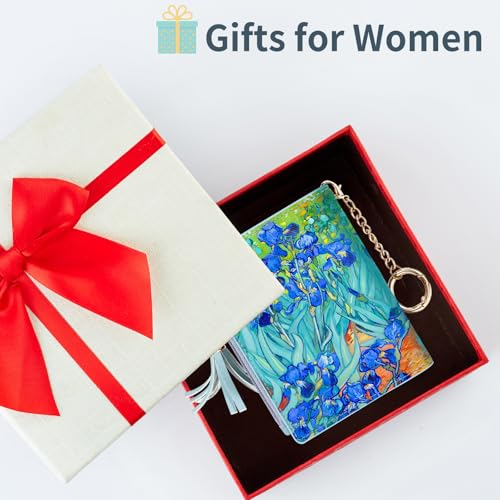 Image of Gostwo Small Wallets for Women, Stylish Womens Wallet with ID Window, Zippered Coin Pocket and Tassel. Cute RFID Wallet for Women, ideal for Teen Girls, Commuters, and Women for Daily Use