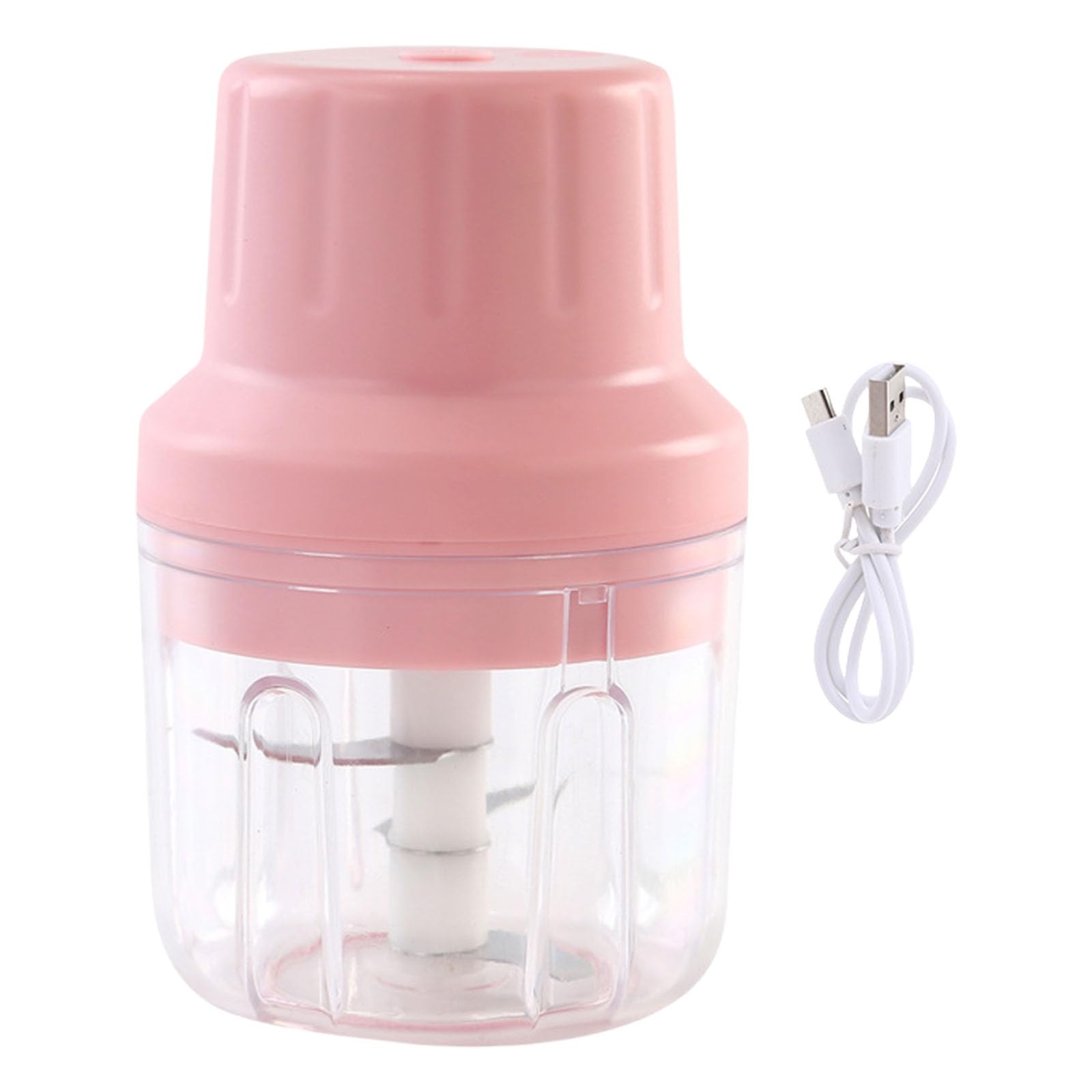 Ldabrye Electric Garlic Masher USB Rechargeable Mincer Easy Operate Small Food Processor Practical Kitchen Gadget