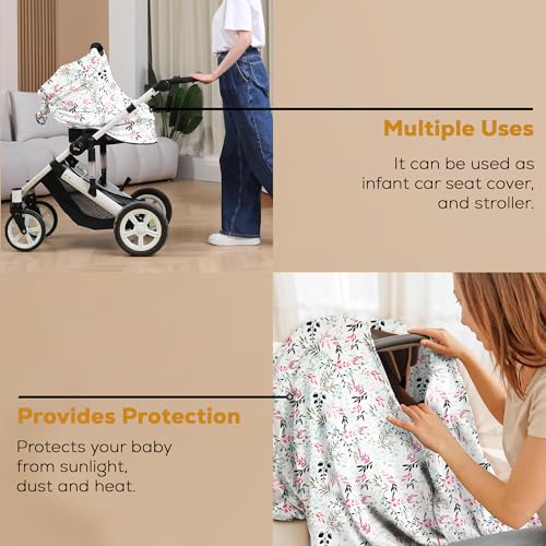 Image of Pepperika Rayon Nursing Cover for Breastfeeding Mother Multiuse Poncho Style Shawl Feeding Cover for Nursing Mom Scarf with Buttons Cotton Feeding Apron (Pack of 1) Multicolour /Off White