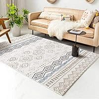 Amazon｜ラグ マット 140*200cm 北欧 モロッカン柄 カーペット