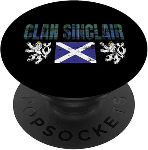 Clan Sinclair Tartan Scottish Family Name Scotland Pride PopSockets Standard PopGrip